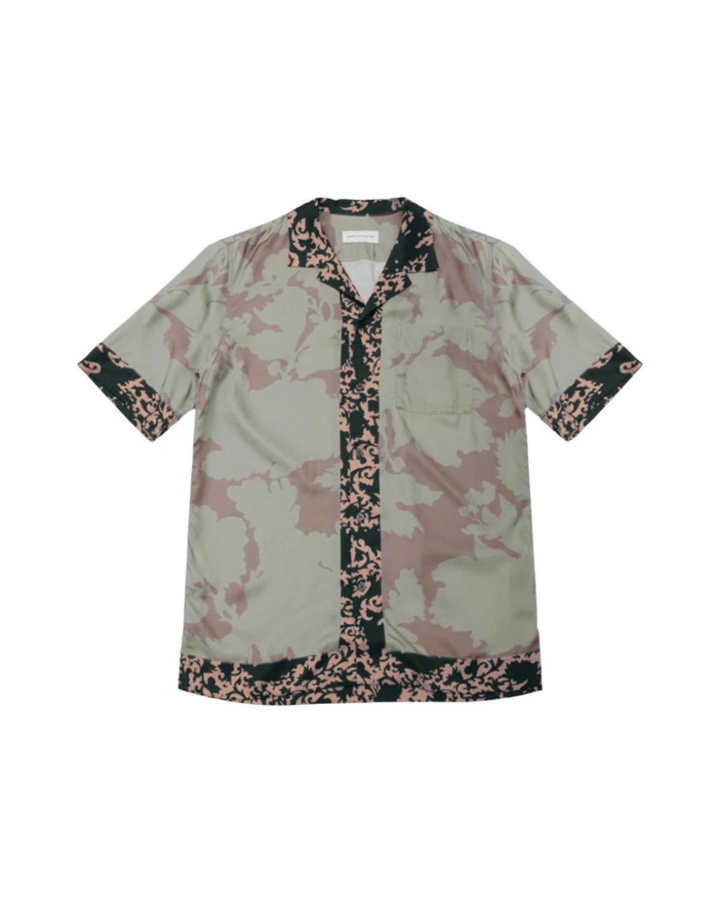Dries Van Noten Gray Short Sleeve Shirts for men