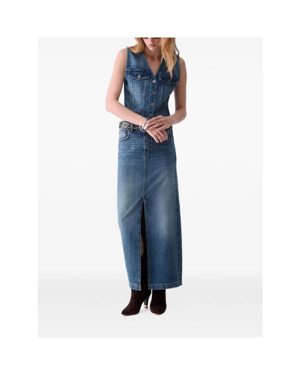 Liu Jo Blue Maxi Skirts