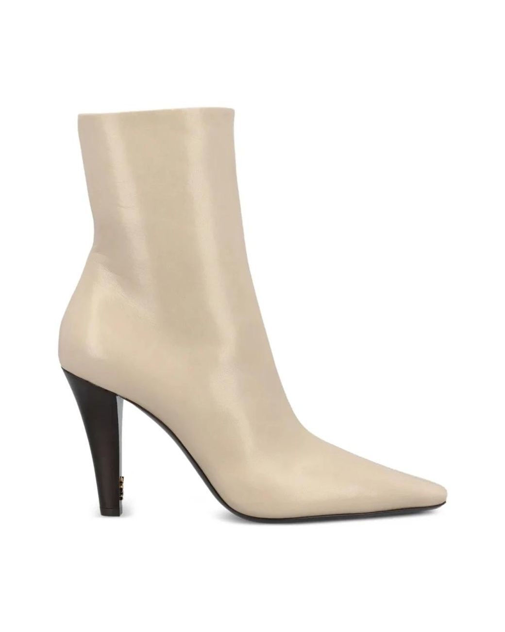 Saint Laurent Brown Heeled Boots