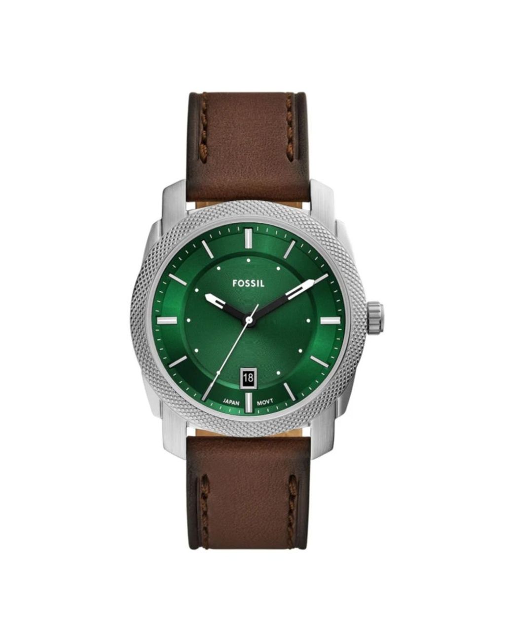 Fossil Machine Three-Hand Date Watch Fs6085 in het Green voor heren