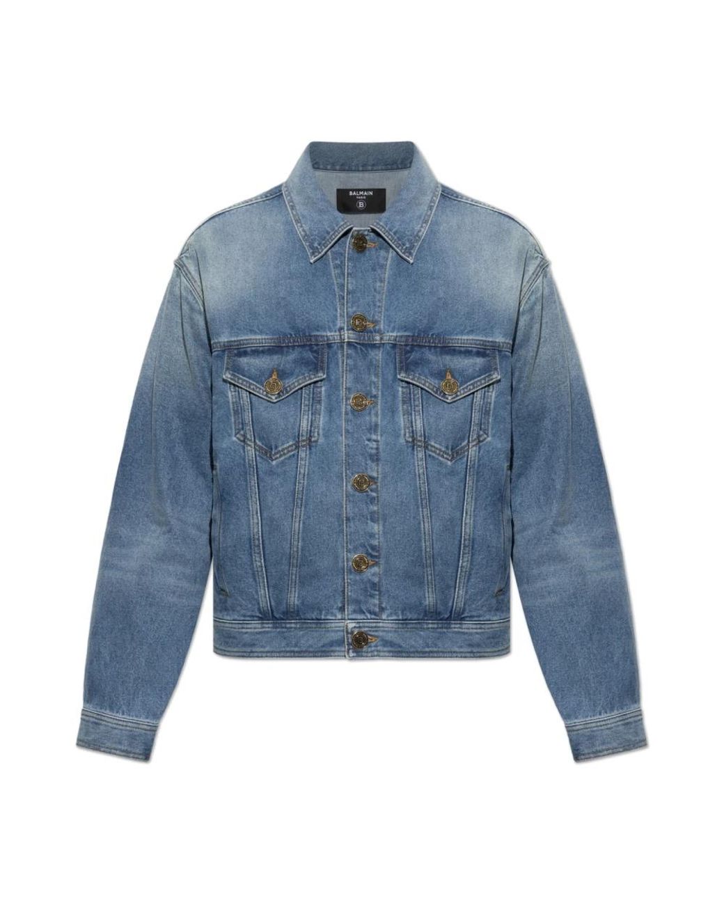 Denim Jackets Balmain pour homme en coloris Blue