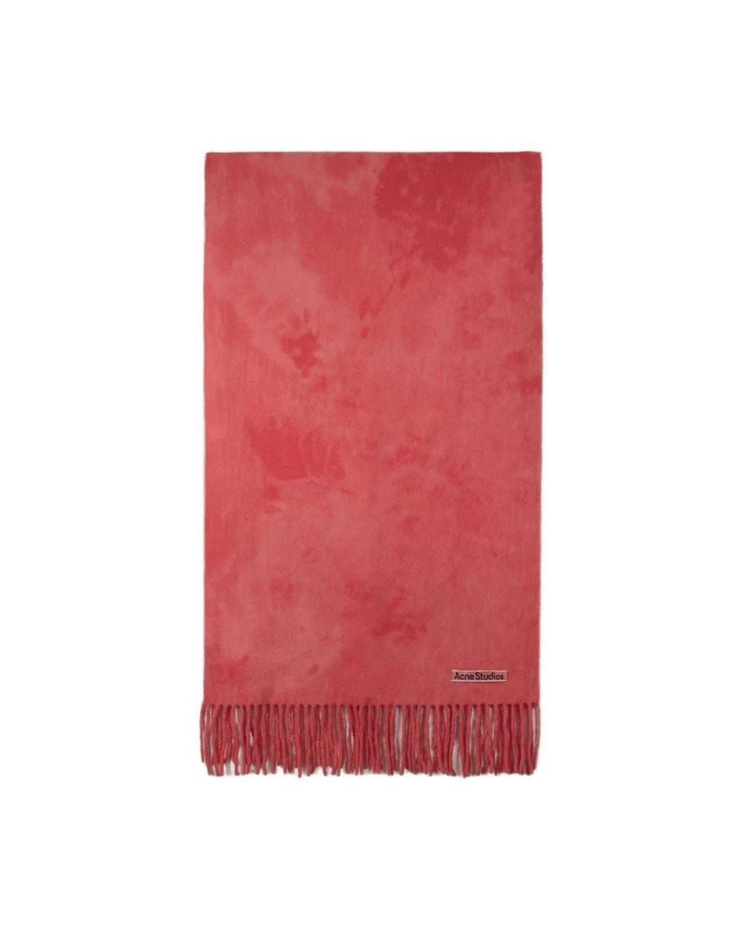 Acne Red Canada Tie Dye Scarf