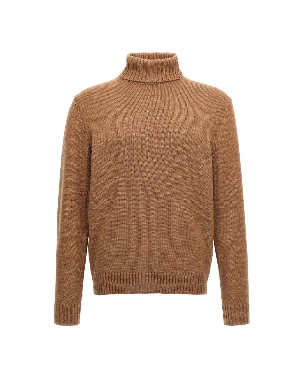 Zanone Turtleneck Sweater in het Brown voor heren