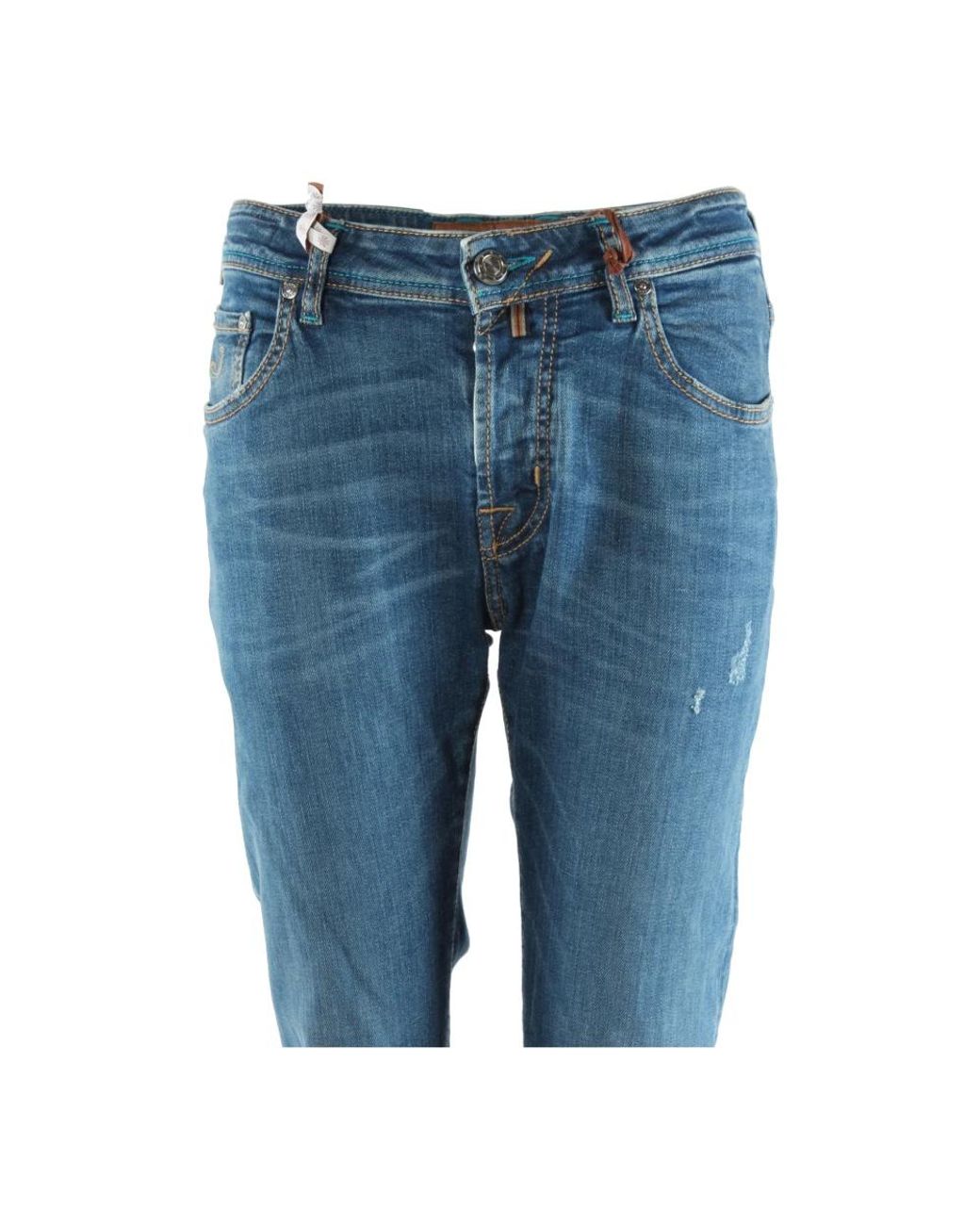 Jacob Cohen Blue Boot-Cut Jeans
