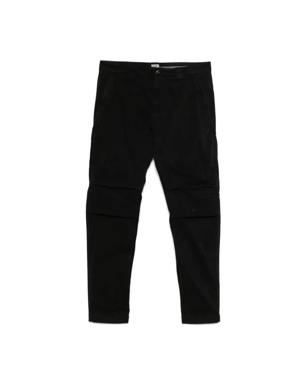 C P Company Black Slim-Fit Trousers for men