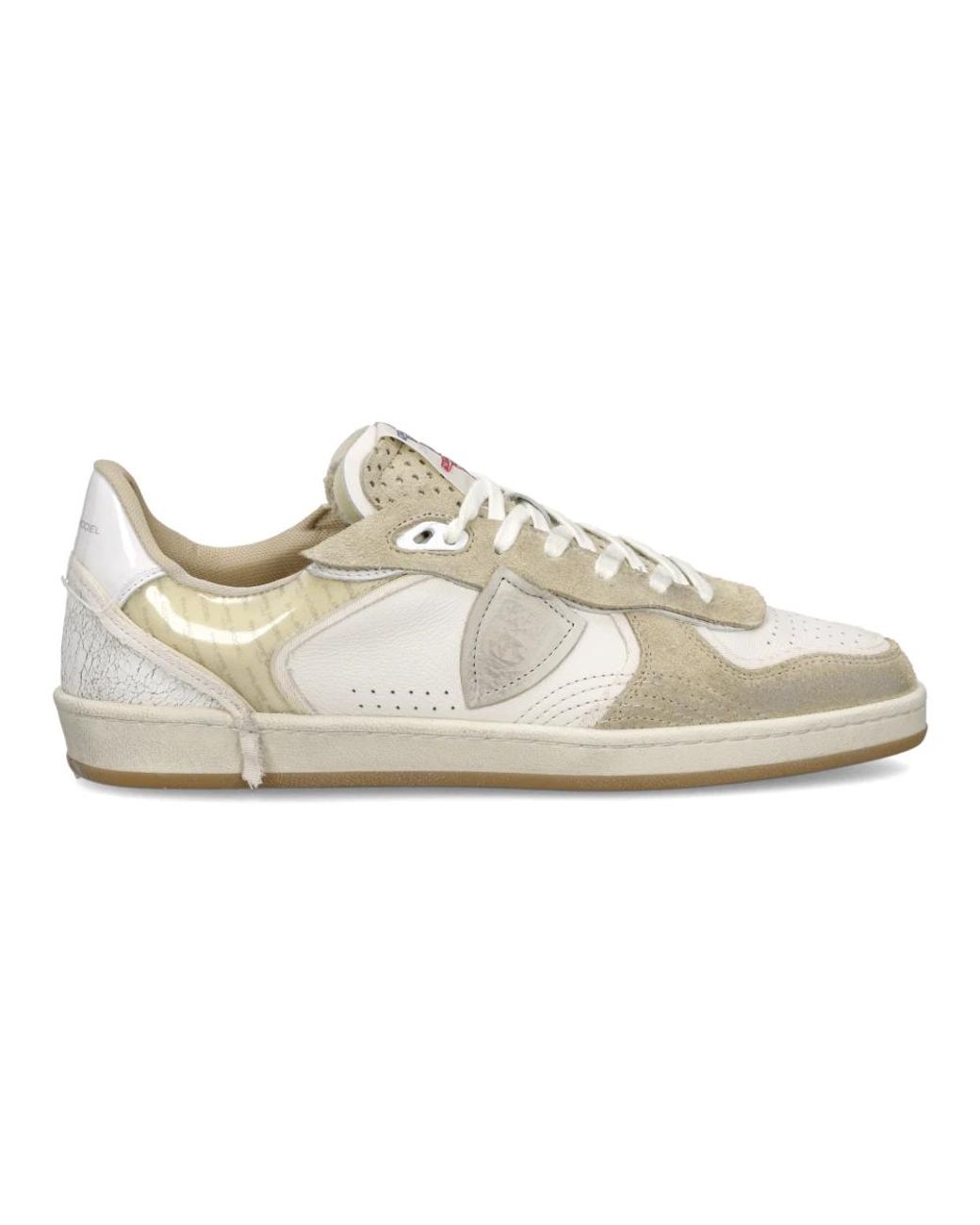Philippe Model Schoenen ,Veelkleurig ,Katoen Sneakers Pgal Skate in het White voor heren