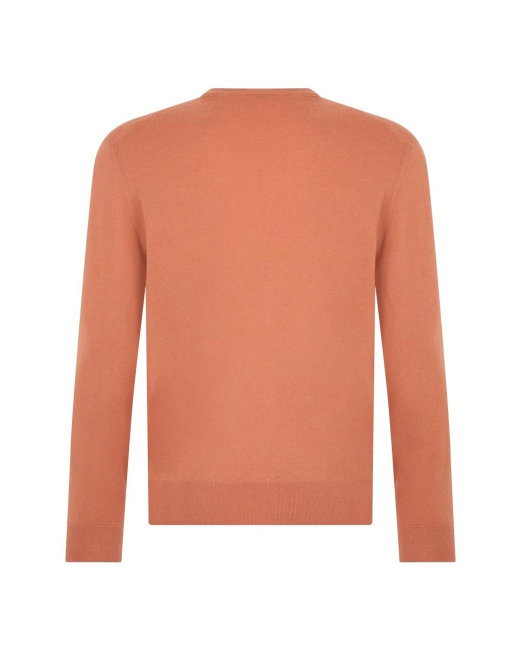 Fedeli Orange Cashmere Knitwear for men