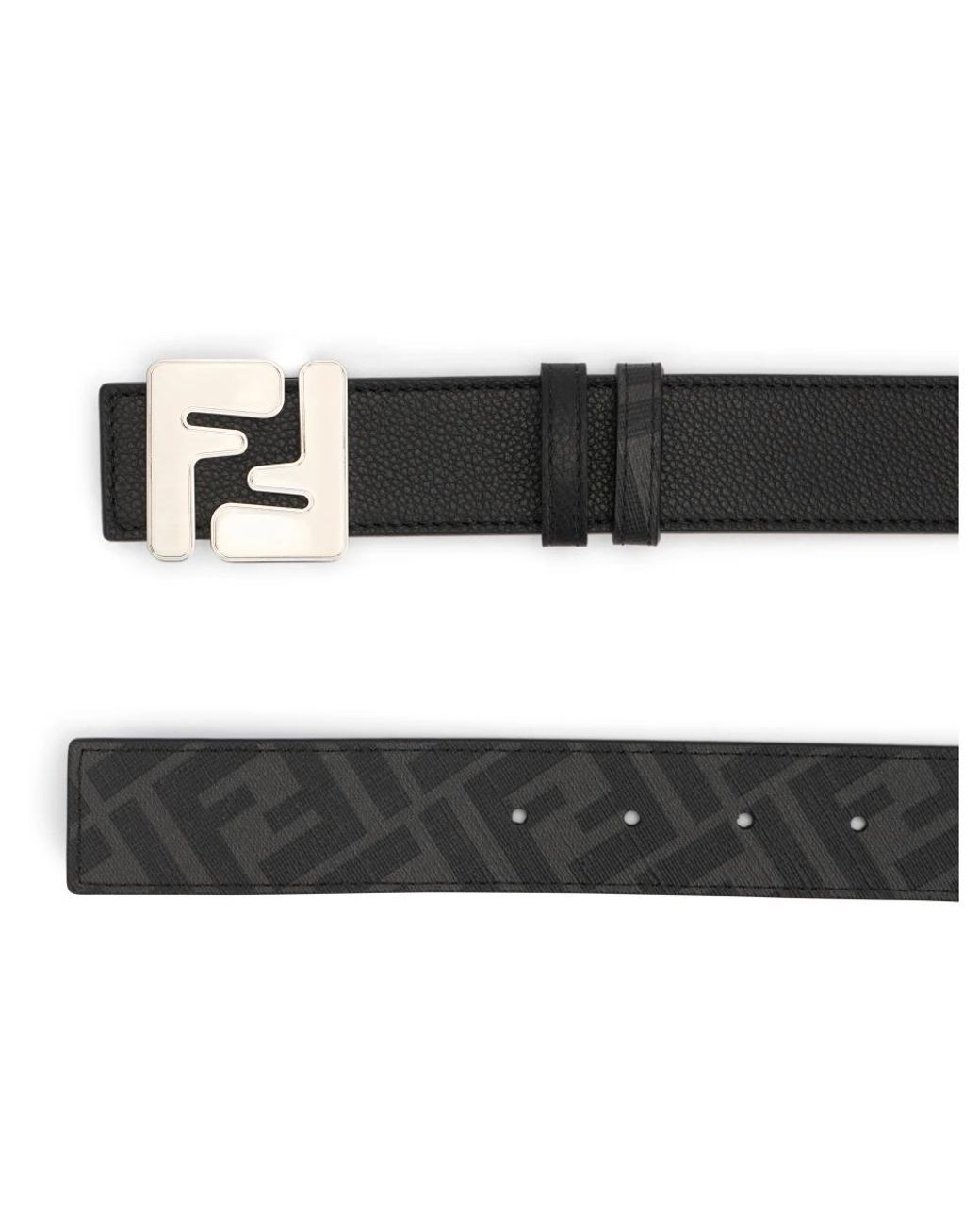 Fendi Black Belts for men