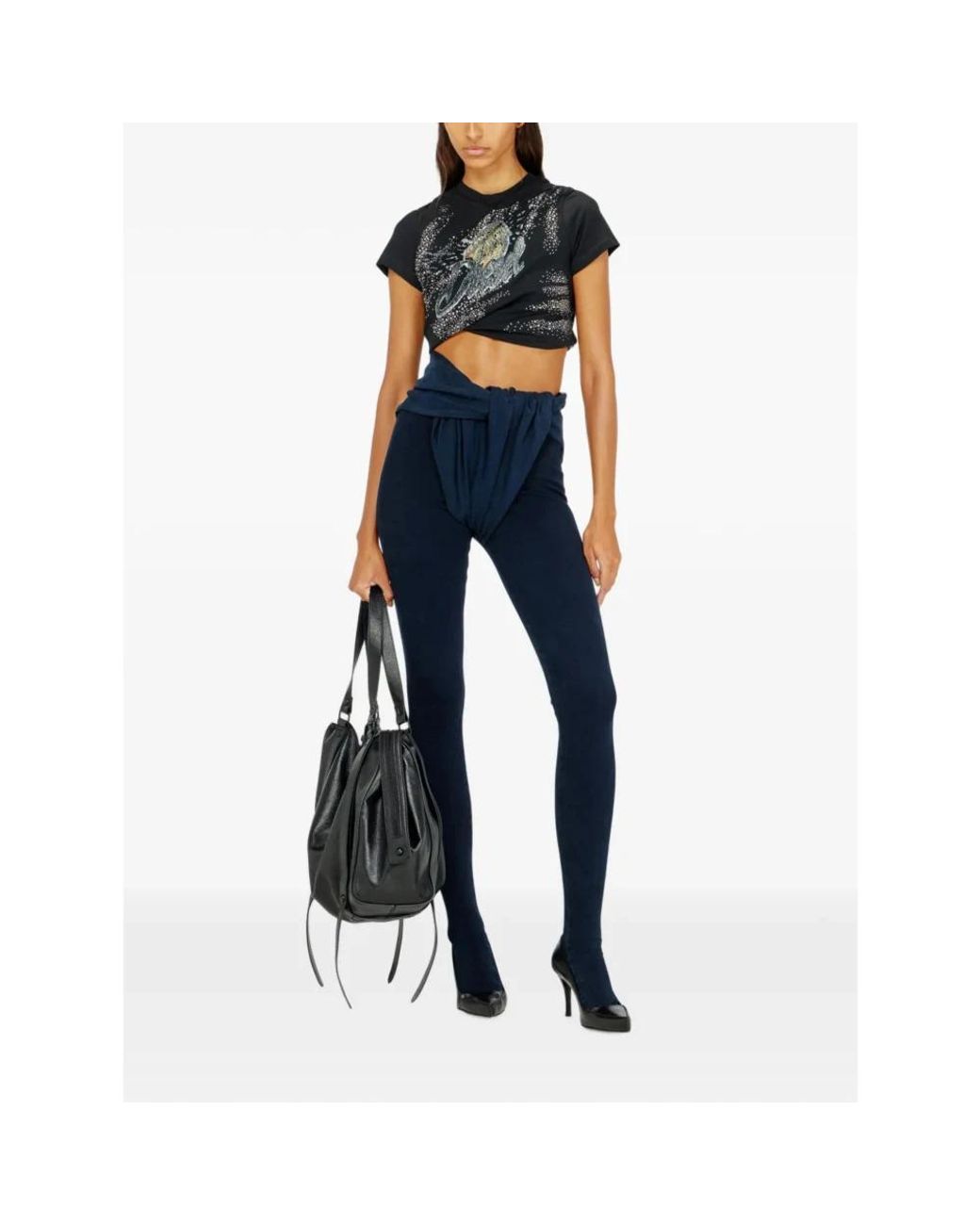 DIESEL Black T-Shirts