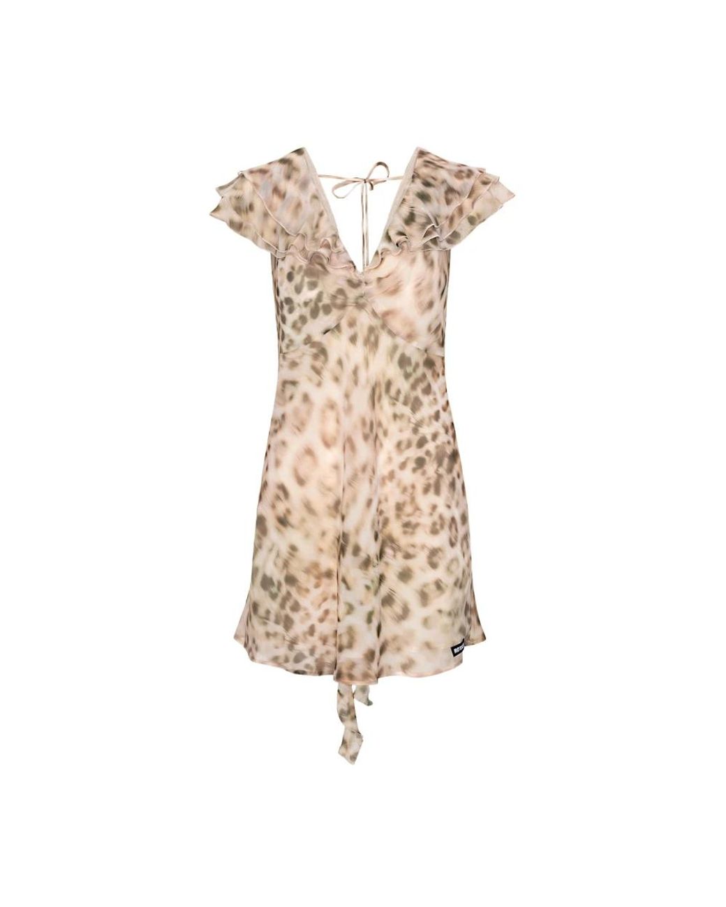 ROTATE BIRGER CHRISTENSEN Natural Short Dresses