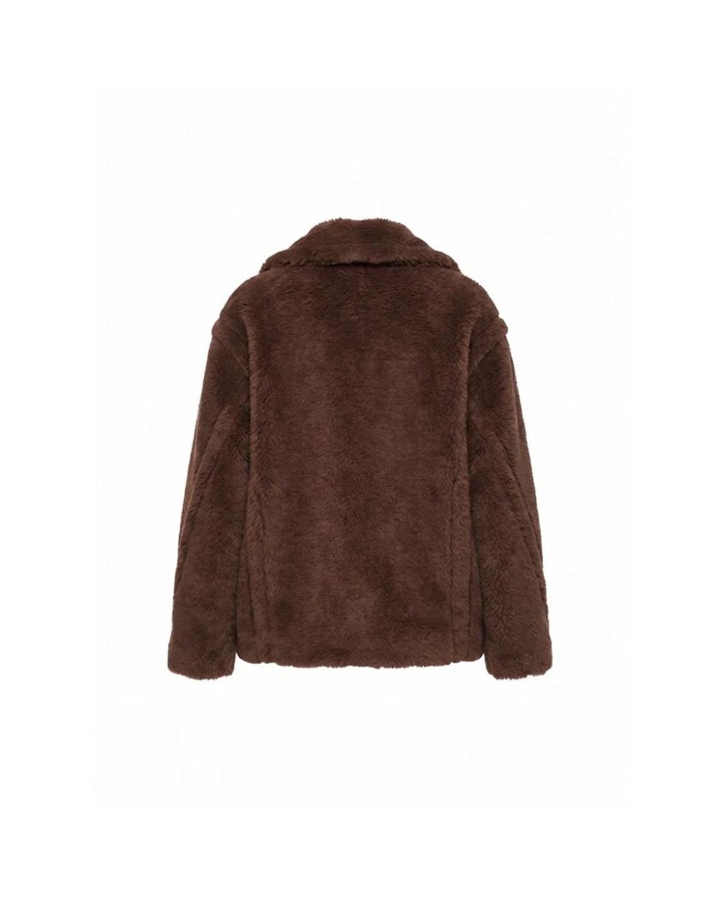 Max Mara Brown Faux Fur & Shearling Jackets