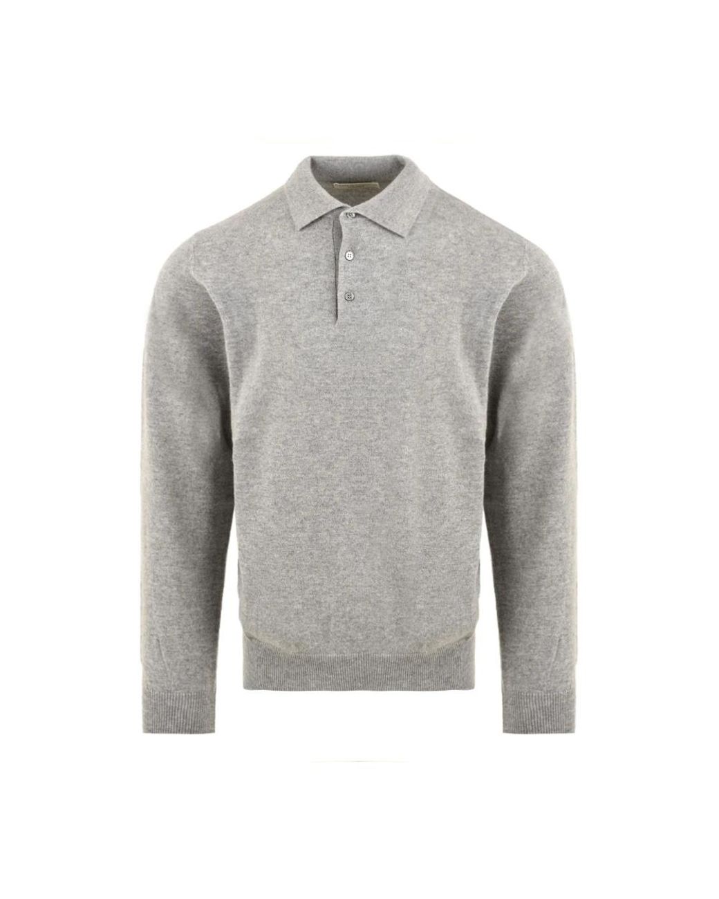 FILIPPO DE LAURENTIIS Gray Cashmere Knitwear for men