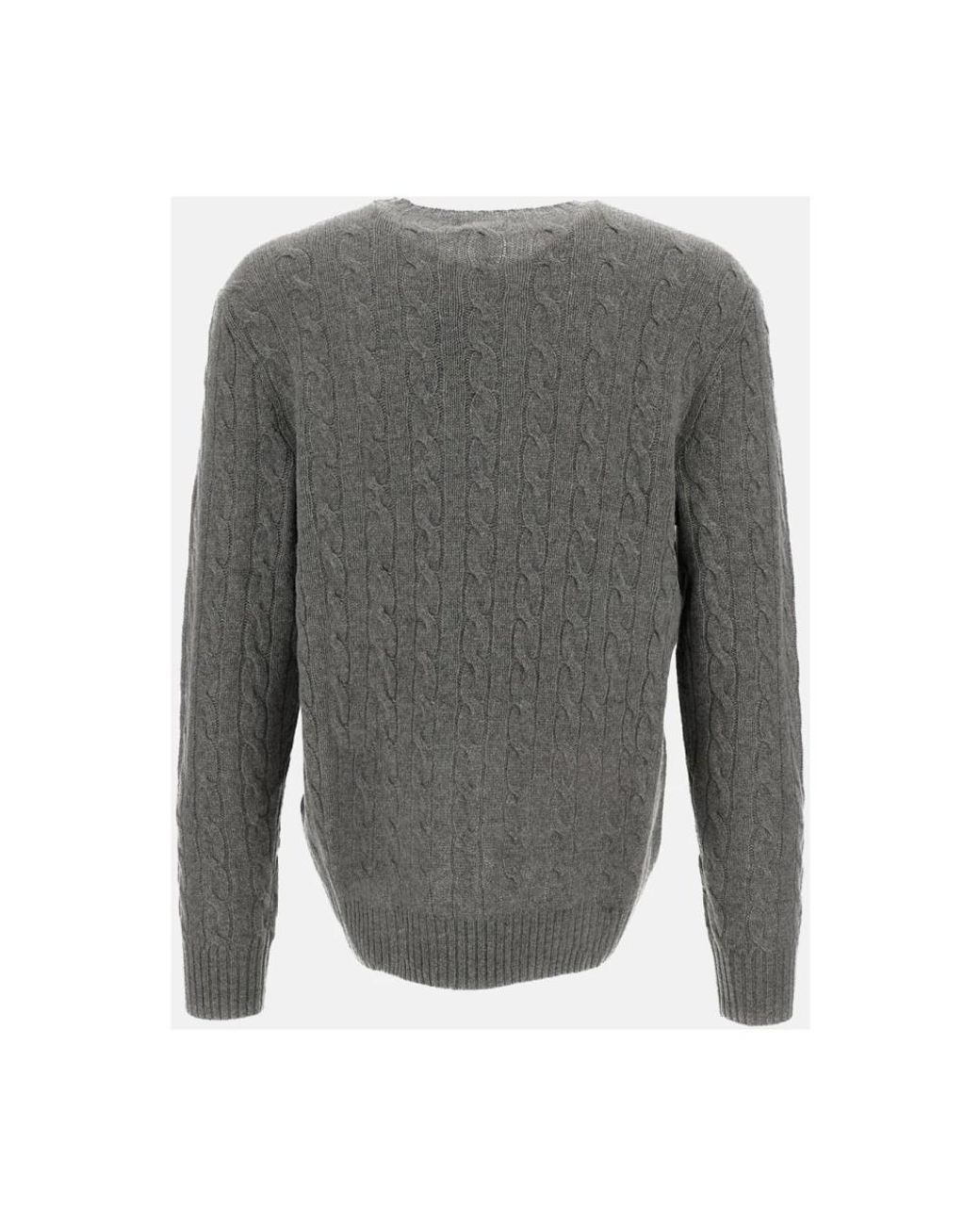 Polo Ralph Lauren Gray Round-Neck Knitwear for men