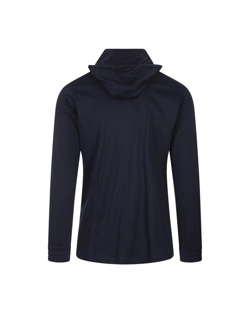 Kiton Umbi Kapuzenpullover in Blue für Herren