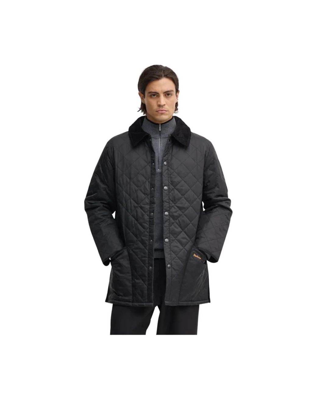 Barbour Liddesdale Quilted Jacket in het Black voor heren