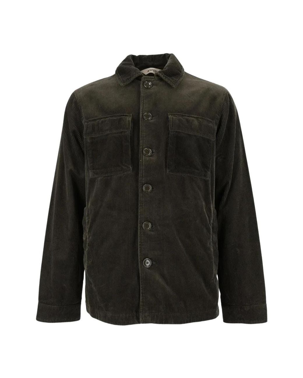 Aspesi Tigre Ii Overshirt in het Black voor heren