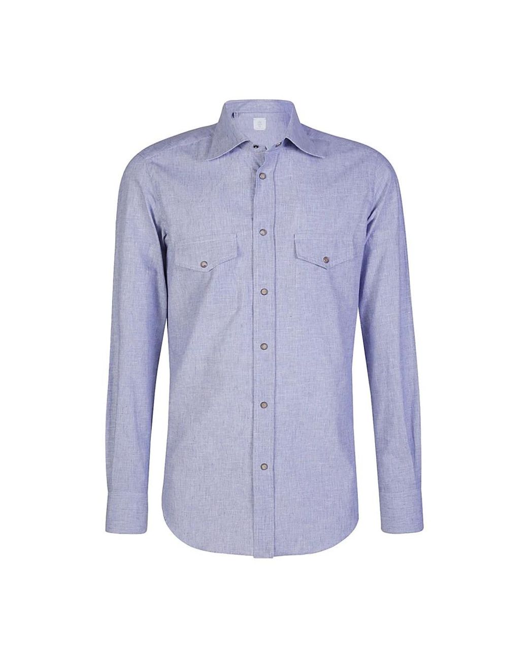 Eleventy Blue Casual Shirts for men