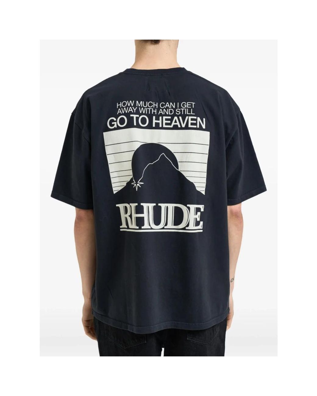 Rhude Black T-Shirts for men