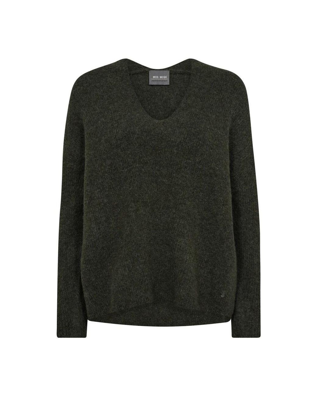 Mos Mosh Green V-Neck Knitwear