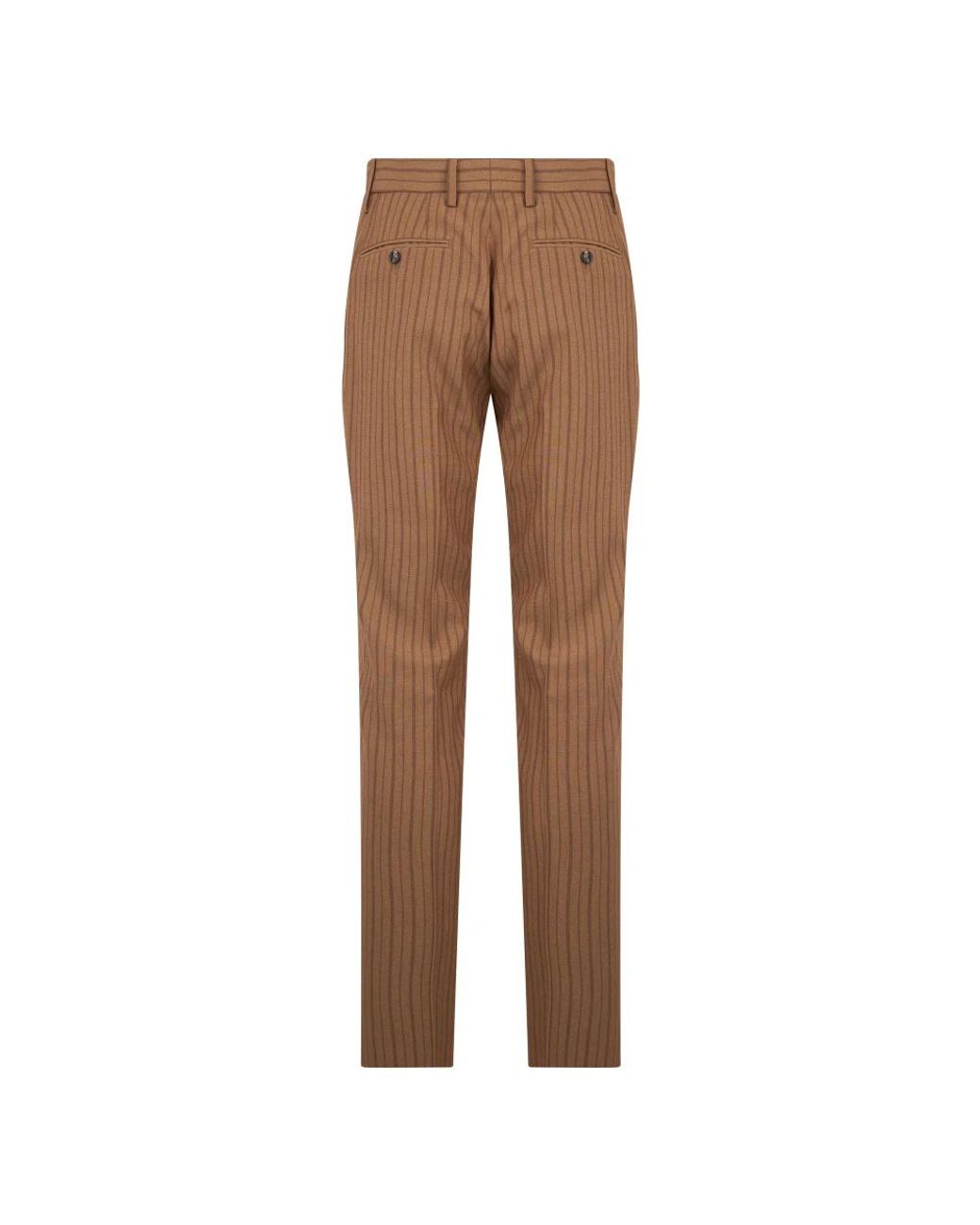 Moschino Brown Slim-Fit Trousers for men