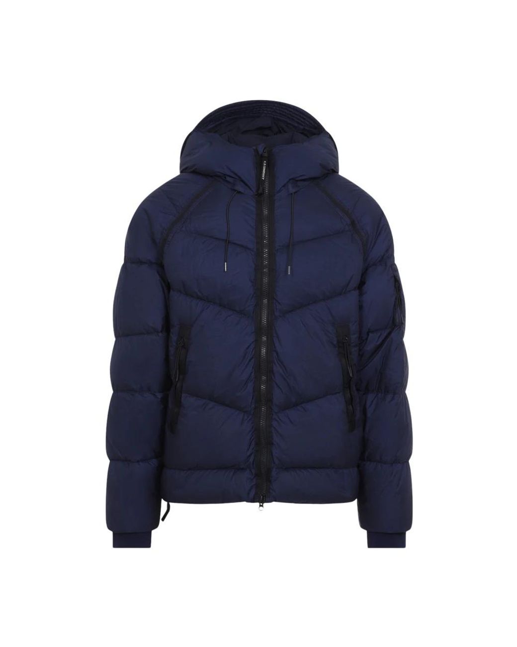 C P Company Blue Winter Jackets for men