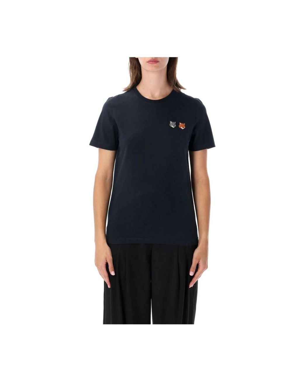Maison Kitsuné Black T-Shirts