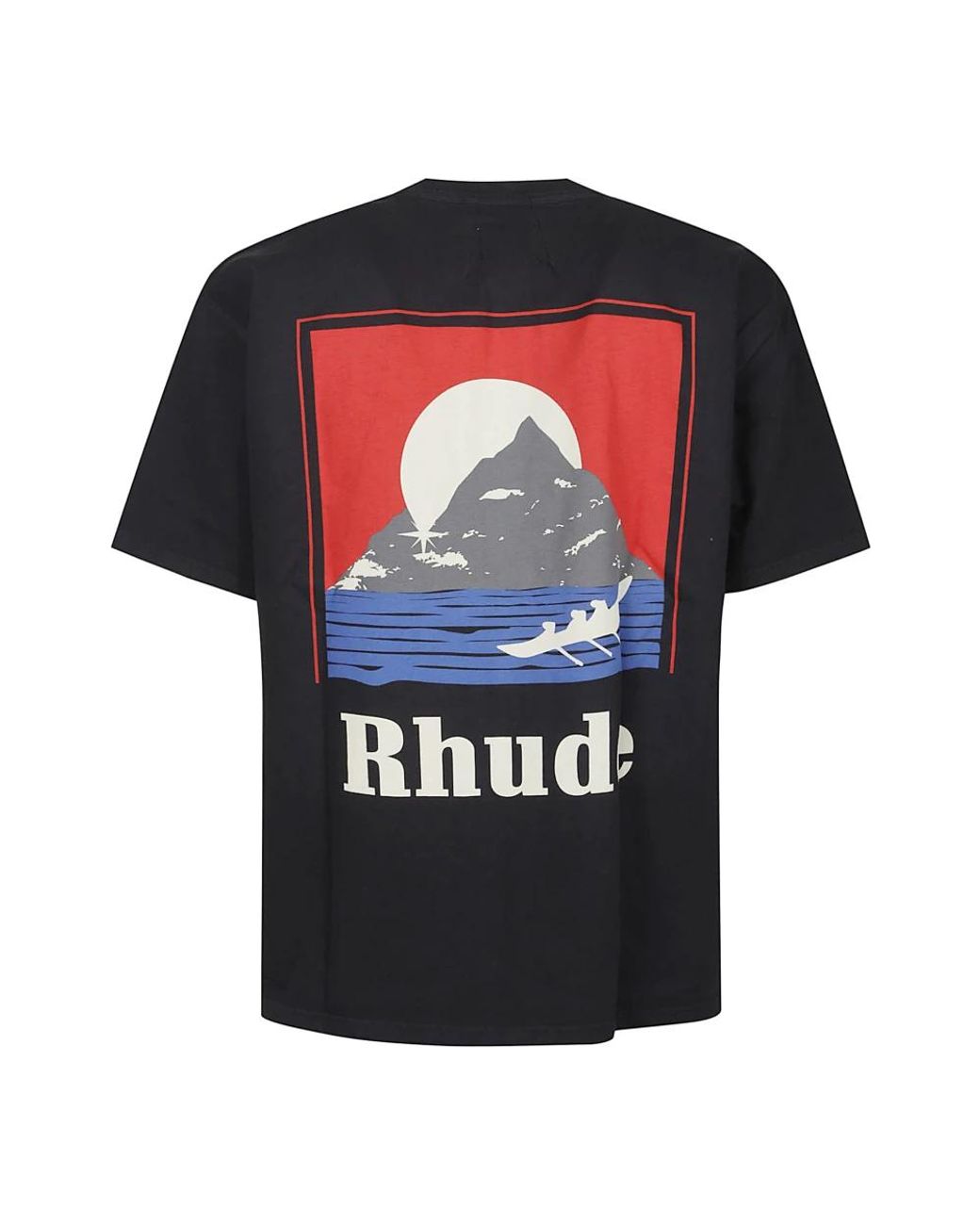 Rhude Black T-Shirts for men