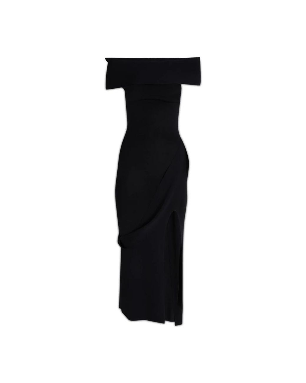ALESSANDRO VIGILANTE Black Knitted Dresses