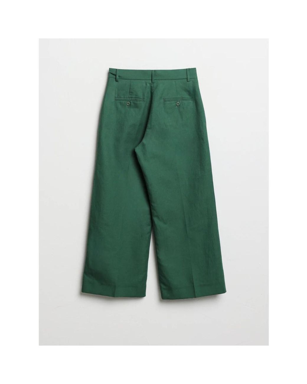 Weekend by Maxmara Green Wide Trousers