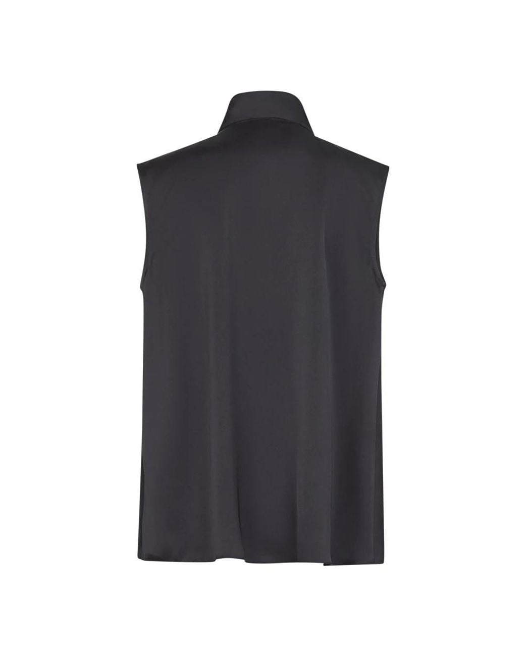 Blanca Vita Black Sleeveless Tops