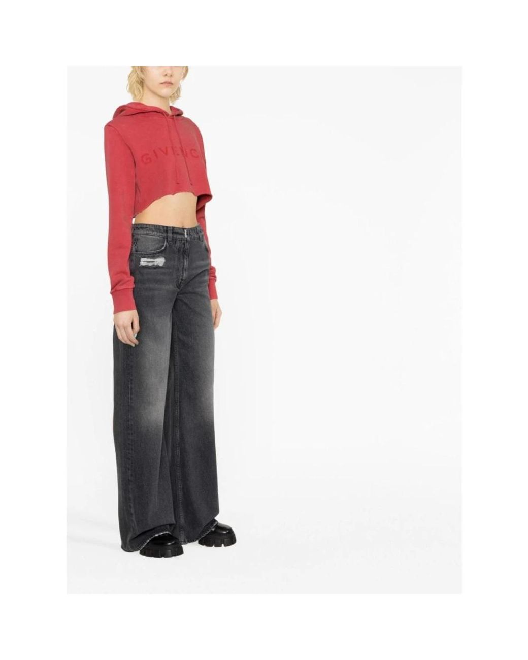 Givenchy Gray Wide Jeans