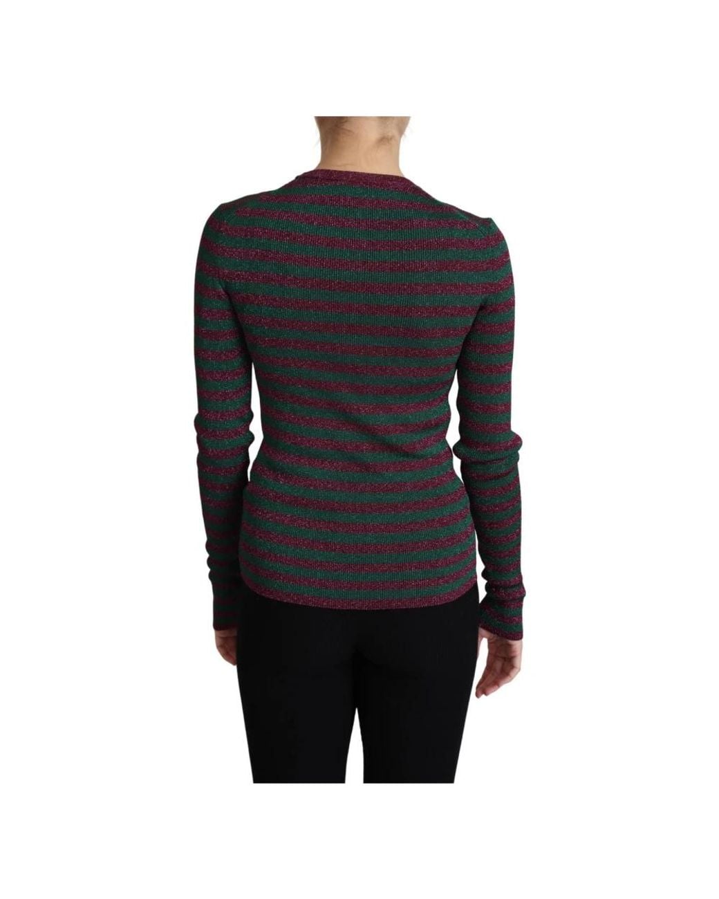 Dolce & Gabbana Black Round-Neck Knitwear