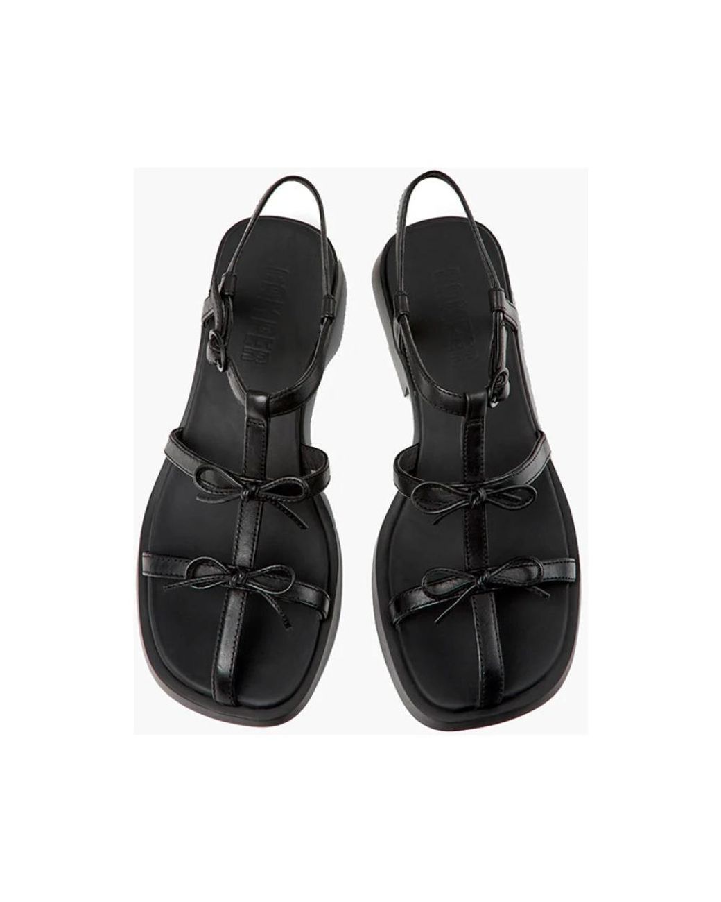 Flat Sandals Camper en coloris Black