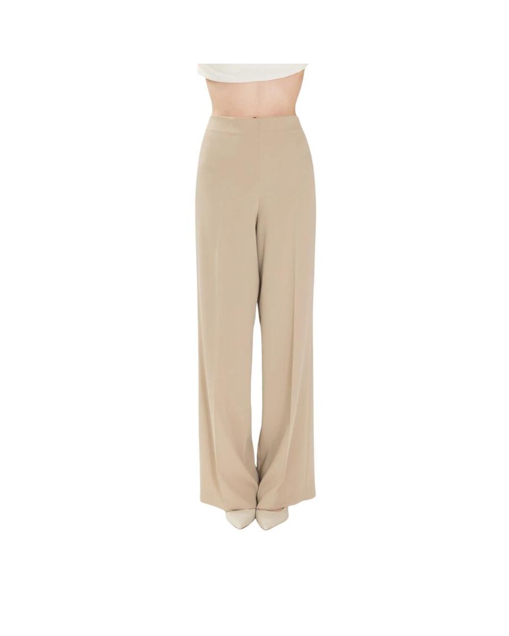 P.A.R.O.S.H. Natural Wide Trousers
