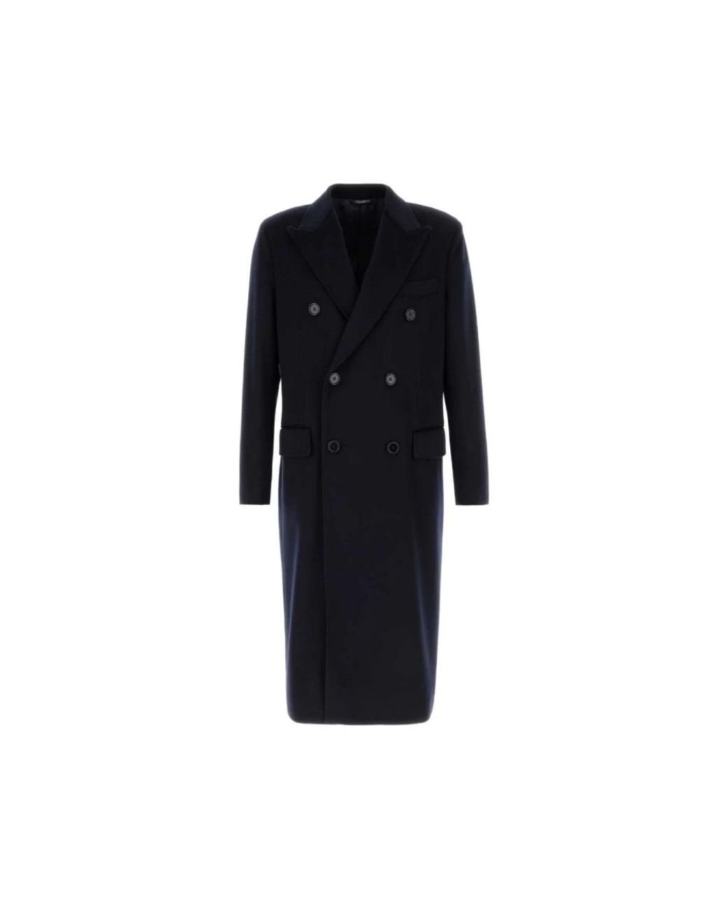 Dolce & Gabbana Double-Breasted Jas in het Black voor heren