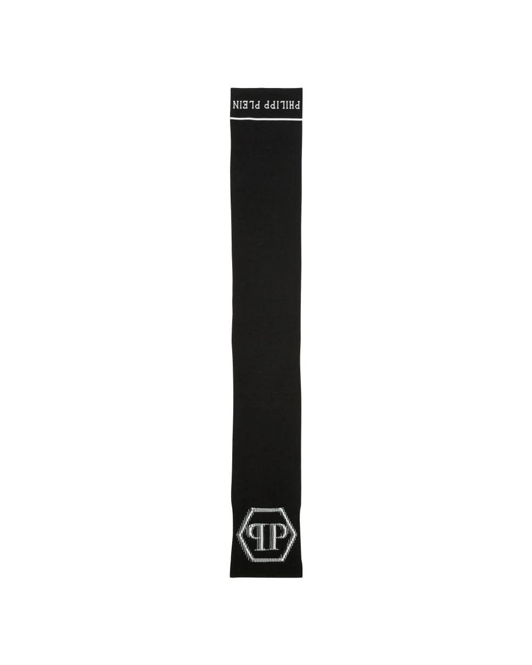 Philipp Plein Black Winter Scarves