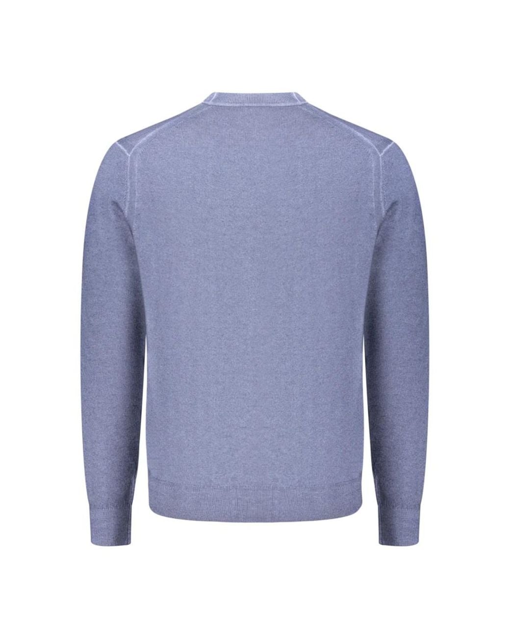 Boss Blue Round-Neck Knitwear for men