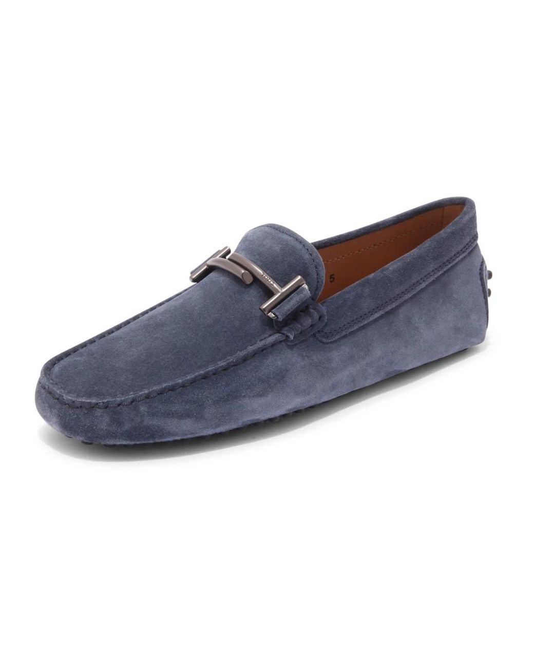 Tod's Gommino Doppia T Loafer in Blue für Herren