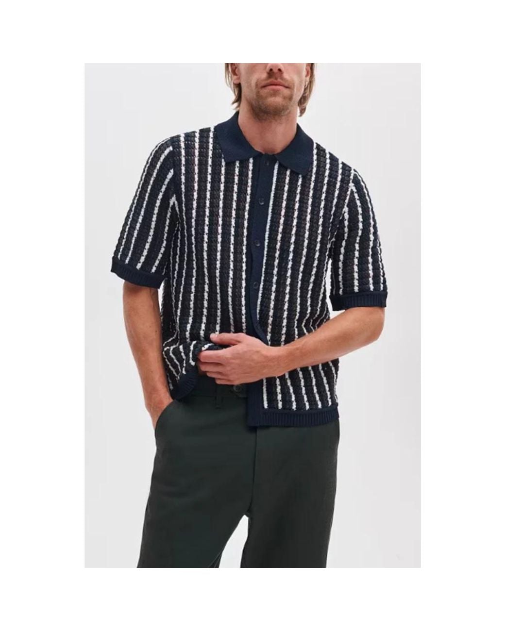 Rag & Bone Blue Short Sleeve Shirts for men