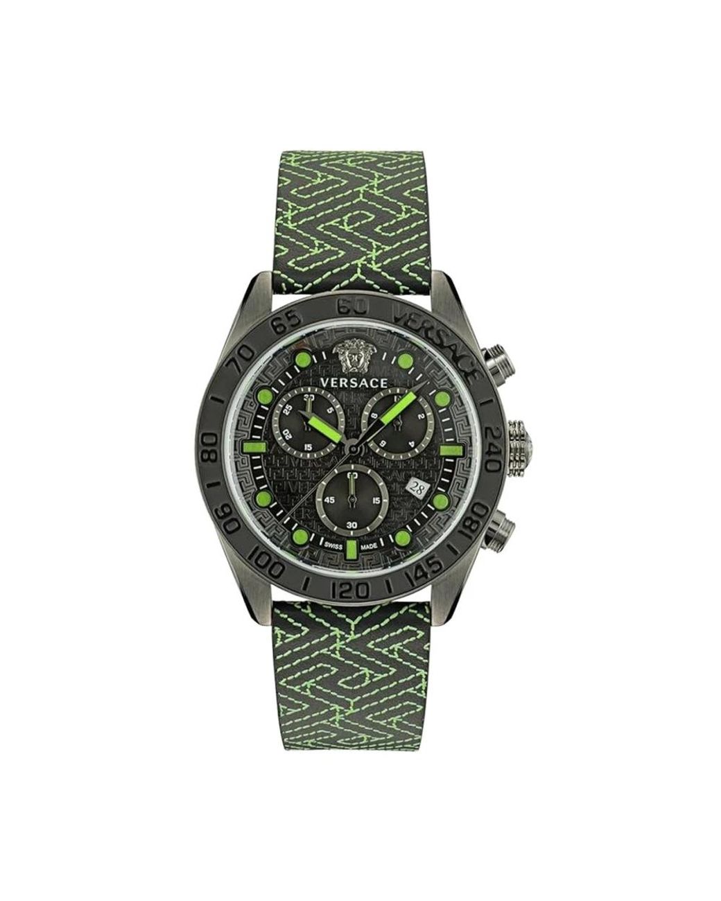 Versace Greca Dome Chrono in het Green voor heren