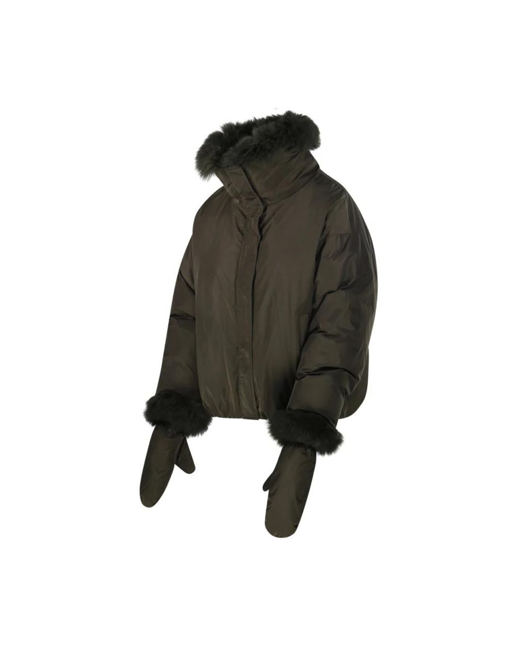 Winter Jackets Yves Salomon de color Green