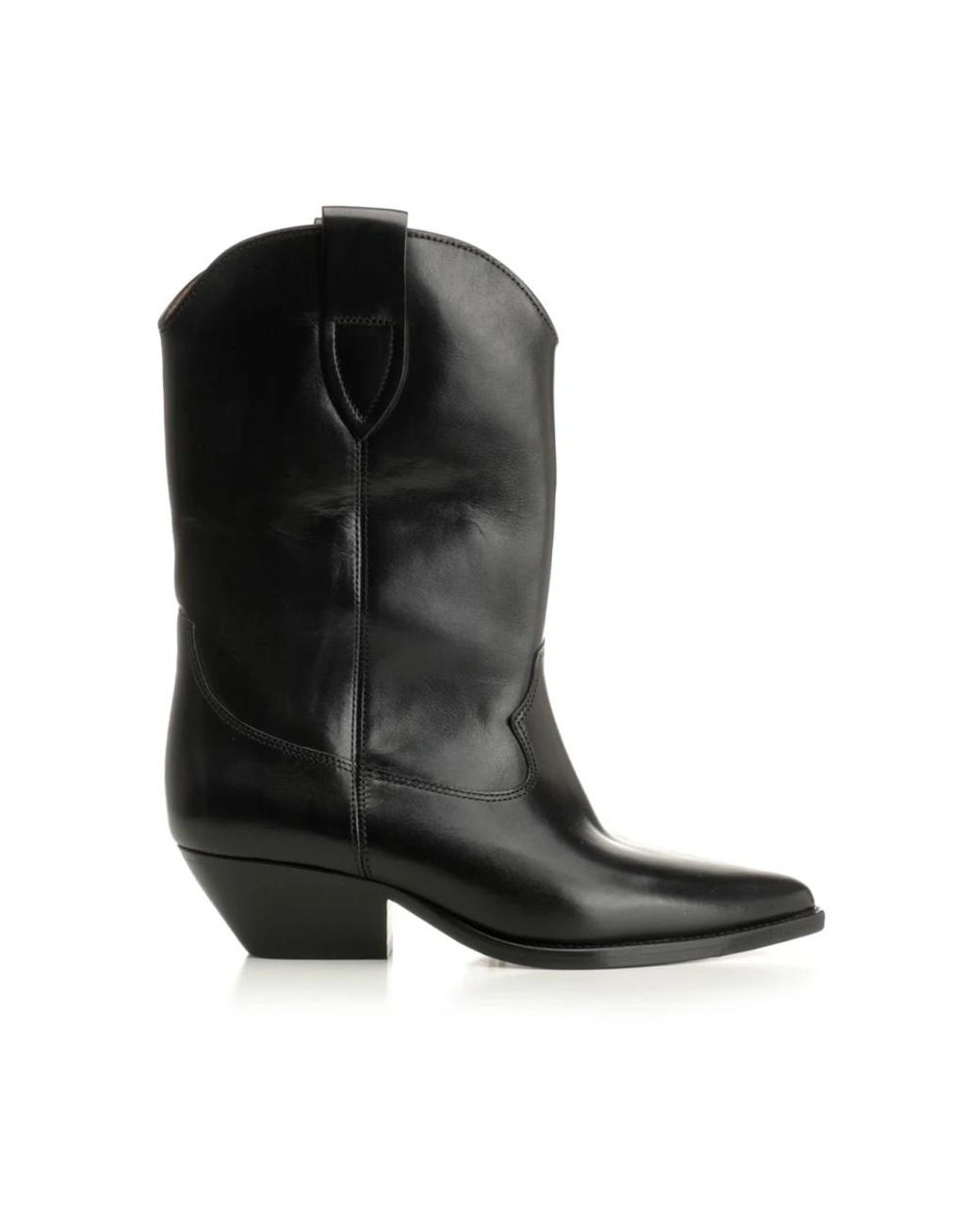 Isabel Marant Black Cowboy & Biker Boots