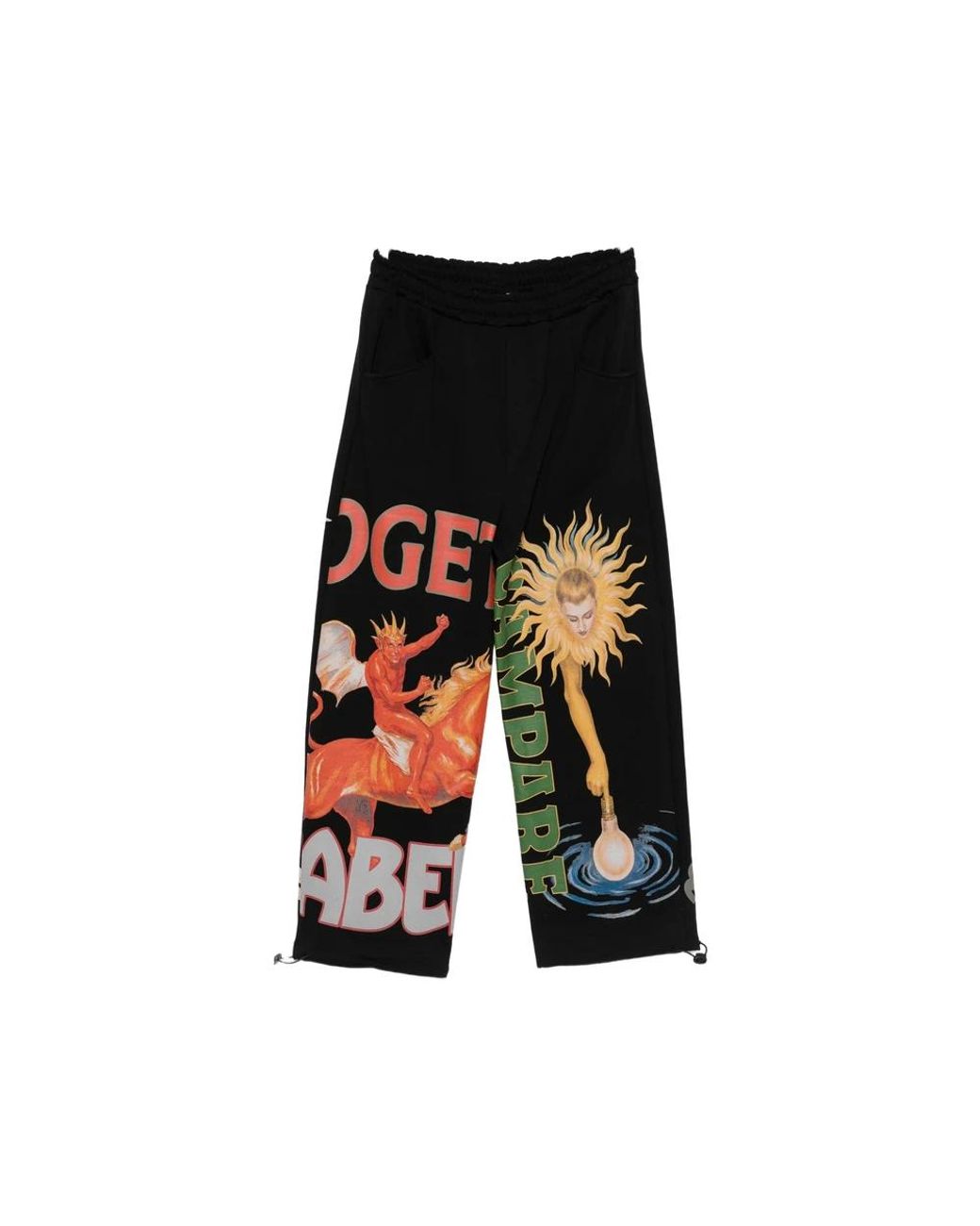 PDF Black Wide Trousers for men
