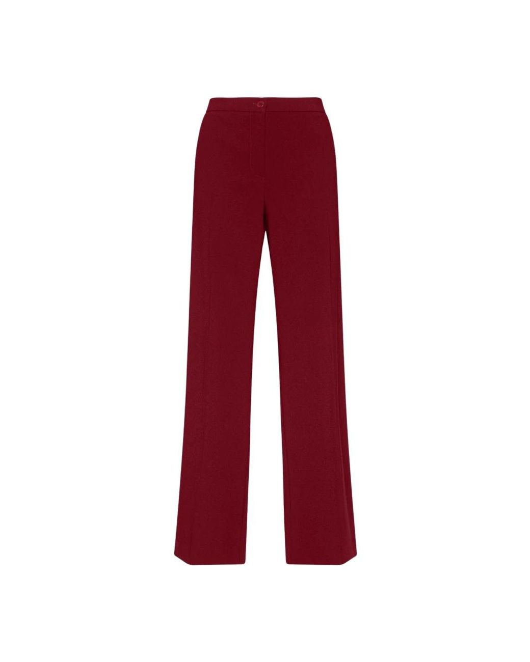 Elena Miro Red Straight Trousers