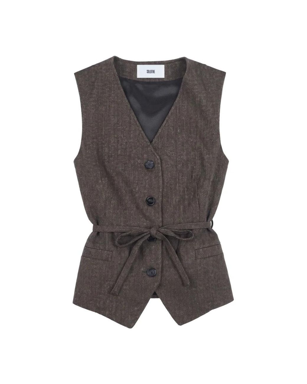 SOLOTRE Gray Waistcoats
