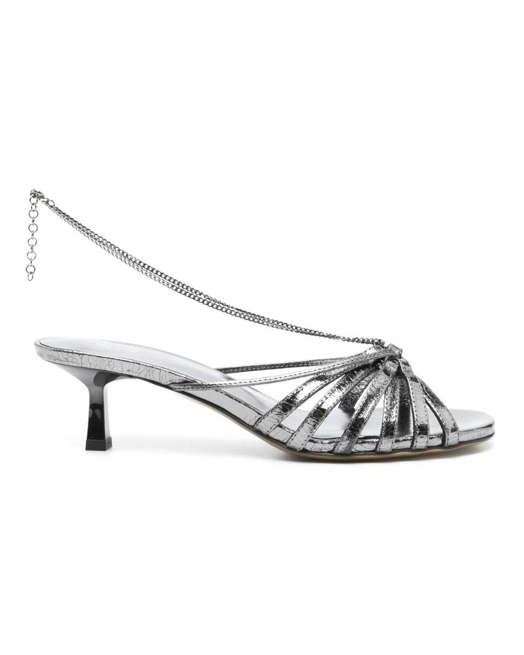 Golden Goose Deluxe Brand Metallic High Heel Sandals