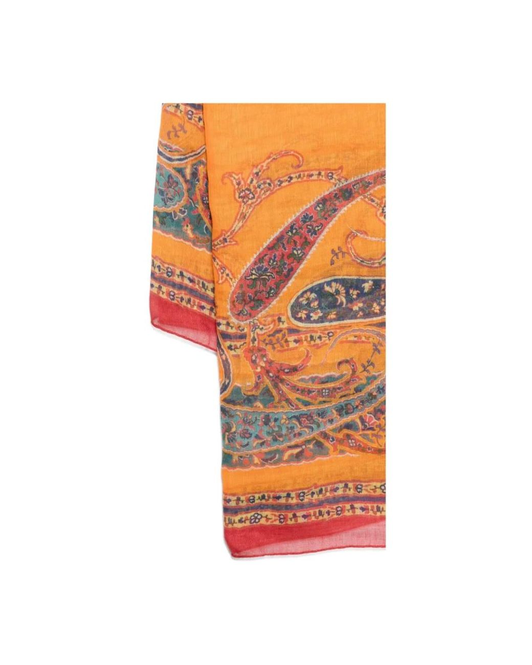 Etro Orange Scarves