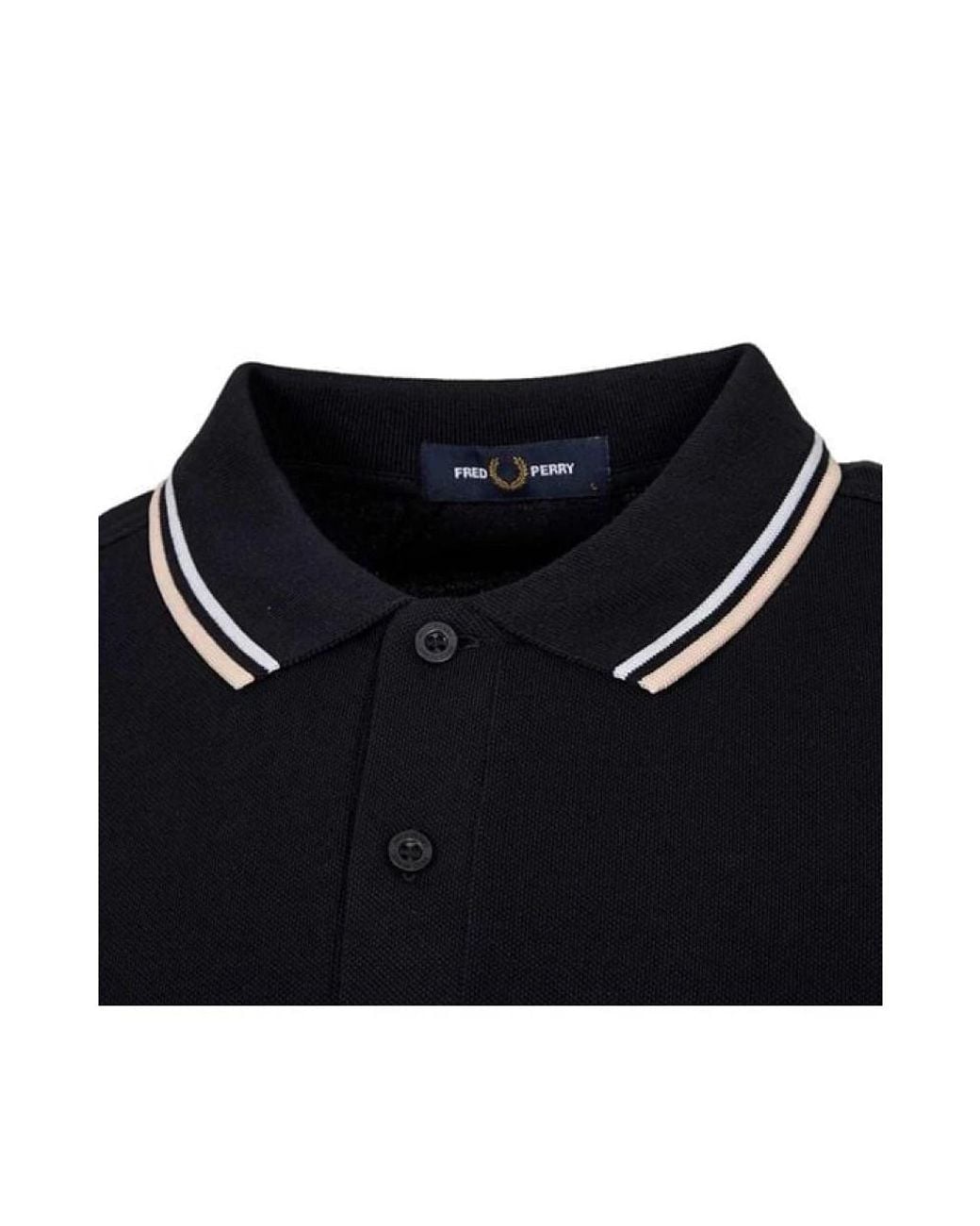 Fred Perry Black Polo Shirts for men