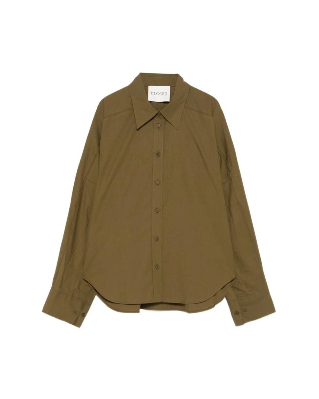 Shirts Closed de color Green