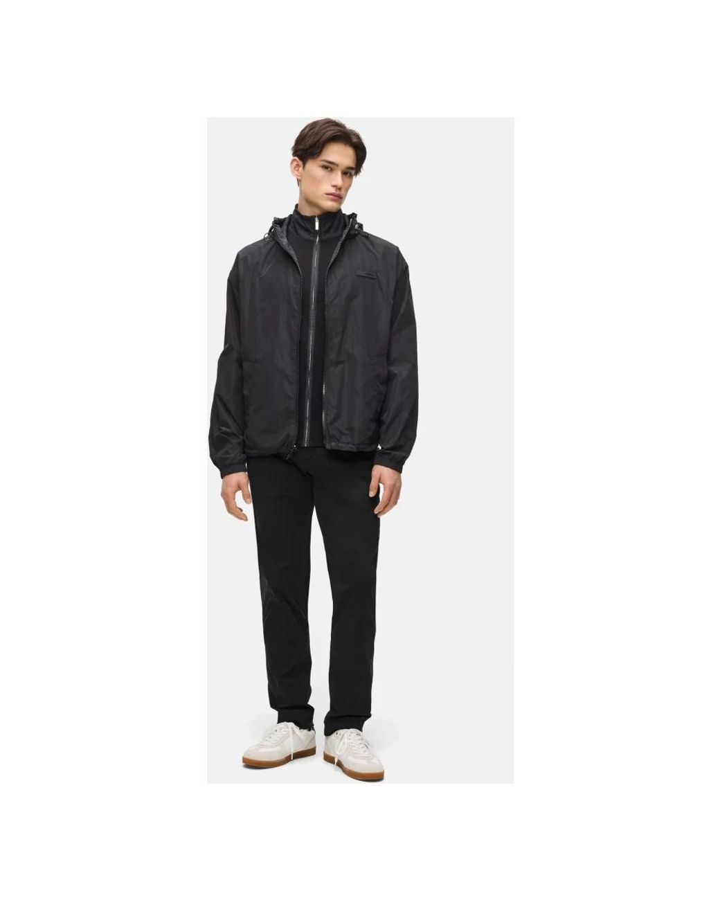 Karl Lagerfeld Black Light Jackets for men